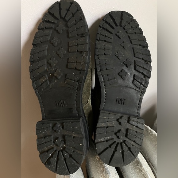 Frye Julie Hook Combat Boot - Forest Oiled Suede 8 - Picture 10 of 12